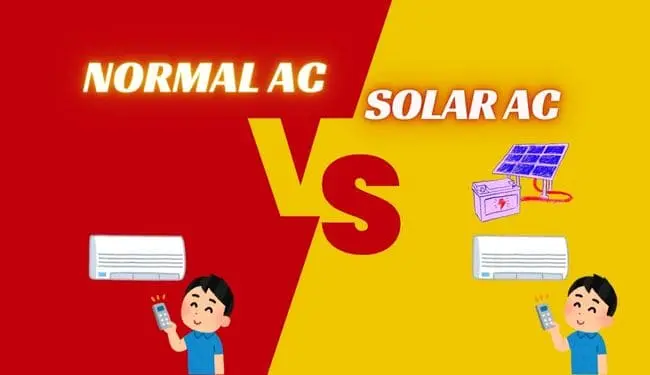 solar ac vs normal ac